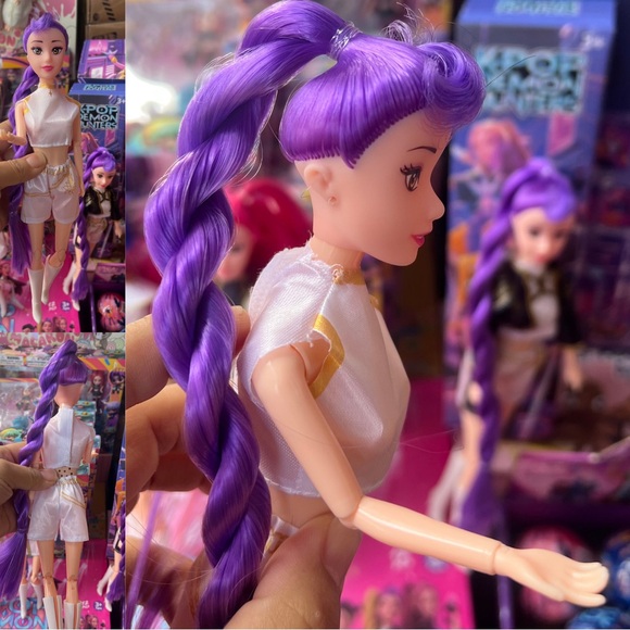 2PCS Random KPOP Demon Hunters Singing Doll 12” Blind Box New - Picture 6 of 17